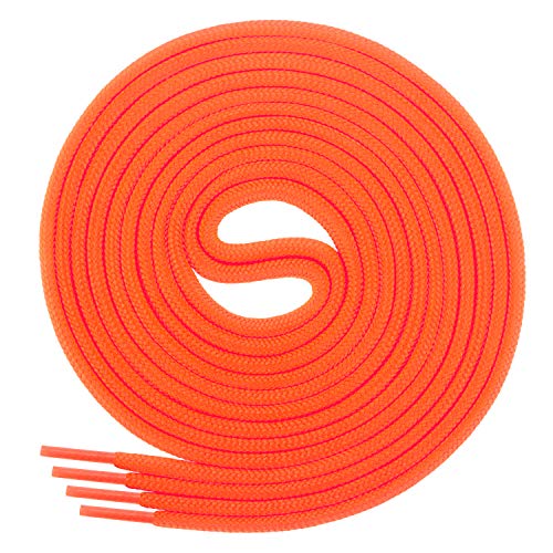 Di Ficchiano Schnürsenkel rund, Rundsenkel für Business- und Lederschuhe, reißfester Allroundsenkel, ø 3mm Farbe Neonorange Länge 120cm Di Ficchiano Schnürsenkel rund, Rundsenkel für Business- und Lederschuhe, reißfester Allroundsenkel, ø 3mm Farbe Neonorange Länge 120cm von Di Ficchiano