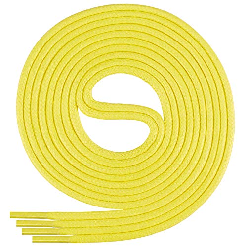 Di Ficchiano gewachste runde Schnürsenkel gelb, Schuhband, Laces, Durchmesser 2-4 mm für Businessschuhe, Anzugschuhe und Lederschuhe Farbe: yellow.08 Länge: 160cm Di Ficchiano gewachste runde Schnürsenkel gelb, Schuhband, Laces, Durchmesser 2-4 mm für Businessschuhe, Anzugschuhe und Lederschuhe Farbe: yellow.08 Länge: 160cm von Di Ficchiano