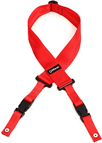DiMarzio DD2200RD - Cliplock Guitar Strap - Red DiMarzio DD2200RD - Cliplock Guitar Strap - Red von DiMarzio