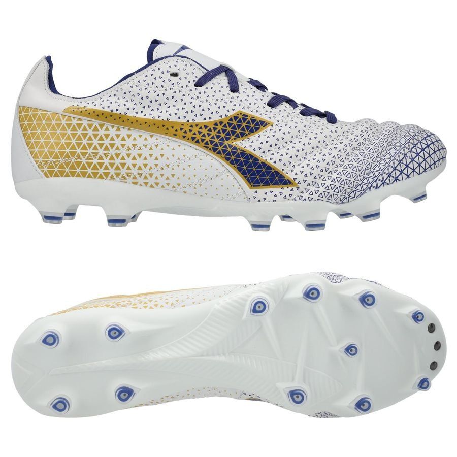 Diadora Brasil Elite GR LT LP12 FG - Weiß/Blau/Gold Diadora Brasil Elite GR LT LP12 FG - Weiß/Blau/Gold von Diadora