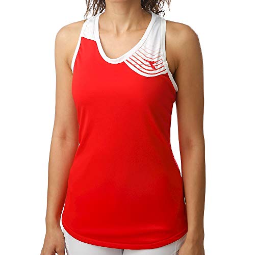 Diadora Damen, Court Tank-Top Rot, Weiß, M Oberbekleidung, M Diadora Damen, Court Tank-Top Rot, Weiß, M Oberbekleidung, M von Diadora