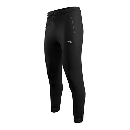 Diadora Herren, Trainingshose Schwarz, Grau, S Oberbekleidung, S Diadora Herren, Trainingshose Schwarz, Grau, S Oberbekleidung, S von Diadora