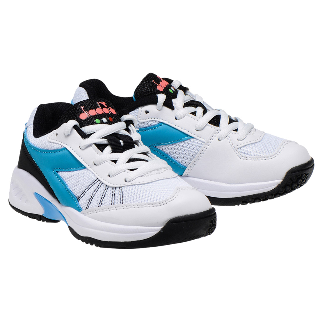 Diadora Kinder Unisex Challenge 3 JR Tennisschuh Hallenschuhe Weiß Diadora Kinder Unisex Challenge 3 JR Tennisschuh Hallenschuhe Weiß von Diadora