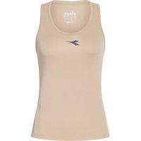 Diadora L.TankL.CoreTank-TopDamen-Beige in beige, Größe: L Diadora L.TankL.CoreTank-TopDamen-Beige in beige, Größe: L von Diadora