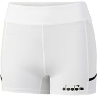 Diadora Short Pocket Ballshort Damen in weiß von Diadora