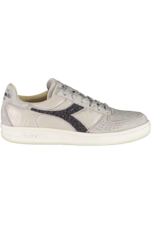 Diadora Sneaker Damen Sportschuh Grau mit Swarovski-Kristallen und Diadora Sneaker Damen Sportschuh Grau mit Swarovski-Kristallen und von Diadora