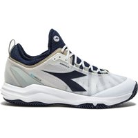 Diadora Speed Blushield Fly 4 + Sandplatzschuh Herren in weiß, Größe: 47.5 Diadora Speed Blushield Fly 4 + Sandplatzschuh Herren in weiß, Größe: 47.5 von Diadora