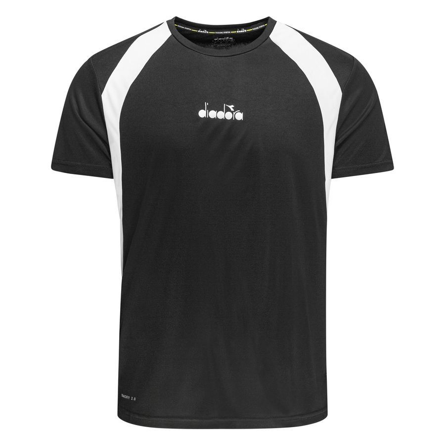 Diadora Training T-Shirt - Schwarz/Weiß Diadora Training T-Shirt - Schwarz/Weiß von Diadora