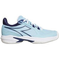 Diadora Trofeo 2 Sandplatzschuh Damen in hellblau, Größe: 39 von Diadora