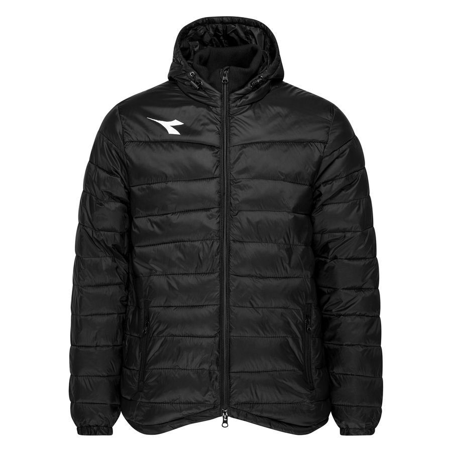 Diadora Winterjacke Down Equipo - Schwarz/Weiß von Diadora