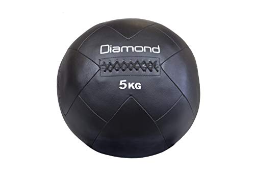 Diamond Fitness Diamond, Wall Ball PRO 5 kg Unisex Erwachsene, Schwarz von Diamond Fitness