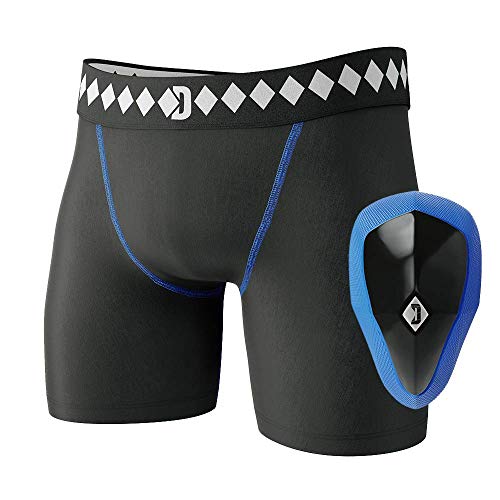 Athletic Cup Groin Protector & Compression Shorts System with Built-in Jock Strap, Medium von Diamond MMA