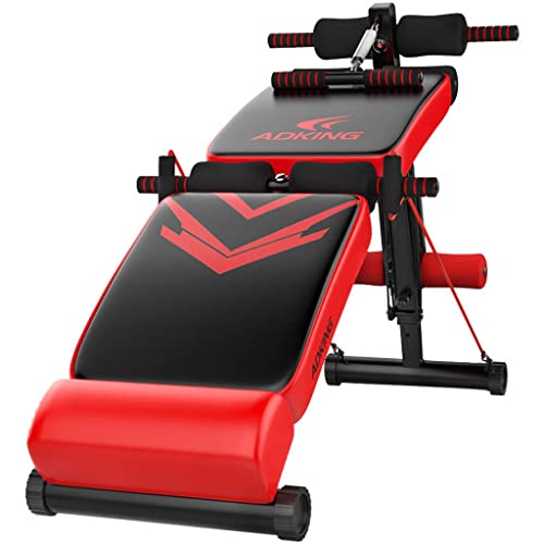 Diamonds Shop Sit Up Board Home Multifunktion Fitnessgeräte Faltbares Supine Board für Damen und Herren Bauchhilfsgerät Hantelbank Höhenverstellbar von Diamonds Shop