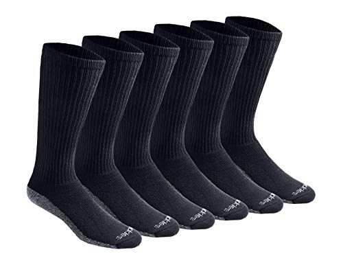 Dickies Dri-Tech Boot Length Crew Black with Grey Sole Men's Shoe 5-6; Sock 9-11 von Dickies