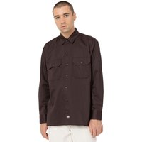 Dickies Work Shirt Long Sleeve REC Dark Brown Dickies Work Shirt Long Sleeve REC Dark Brown von Dickies