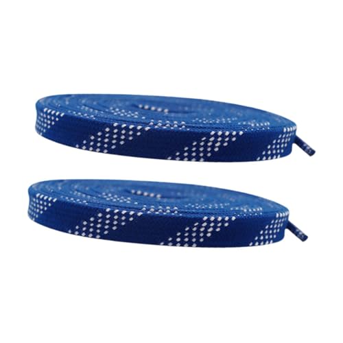 Dickly 1 Paar Eishockey-Schlittschuh-Schnürsenkel, 1 cm breit, gewachste Schnürsenkel für Eiskunstlauf, Hockey-Schlittschuhe, Stiefel, Sportschuhe, Blau, 244cm Dickly 1 Paar Eishockey-Schlittschuh-Schnürsenkel, 1 cm breit, gewachste Schnürsenkel für Eiskunstlauf, Hockey-Schlittschuhe, Stiefel, Sportschuhe, Blau, 244cm von Dickly