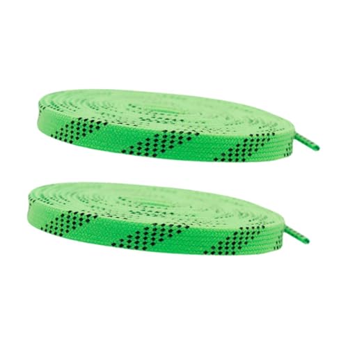 Dickly 1 Paar Eishockey-Schlittschuh-Schnürsenkel, 1 cm breit, gewachste Schnürsenkel für Eiskunstlauf, Hockey-Schlittschuhe, Stiefel, Sportschuhe, GrÜn, 244cm Dickly 1 Paar Eishockey-Schlittschuh-Schnürsenkel, 1 cm breit, gewachste Schnürsenkel für Eiskunstlauf, Hockey-Schlittschuhe, Stiefel, Sportschuhe, GrÜn, 244cm von Dickly