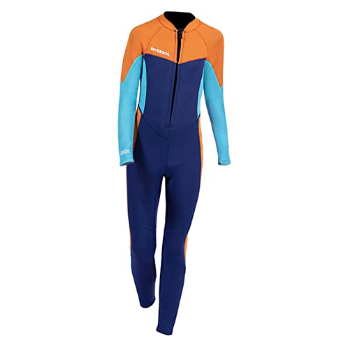 Dickly 2,5 mm Neopren-Neoprenanzug für Jungen und Mädchen, Kinder-Neoprenanzüge, Ganzanzug, Tauch-Badeanzug, Jugend-Tauchanzug für Wassersport, Blaue Größe 8 Dickly 2,5 mm Neopren-Neoprenanzug für Jungen und Mädchen, Kinder-Neoprenanzüge, Ganzanzug, Tauch-Badeanzug, Jugend-Tauchanzug für Wassersport, Blaue Größe 8 von Dickly