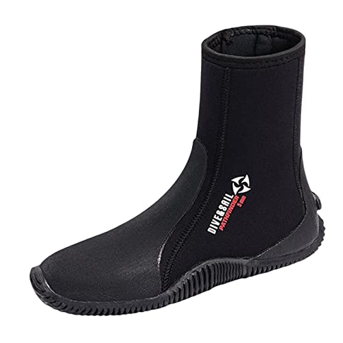Dickly 5 mm Tauchstiefel, Damen Herren Kältebeständige Thermalwasserschuhe rutschfeste Silikonsohle Schnorchelboots Neoprenanzugstiefel zum am Strand, 40-41 Dickly 5 mm Tauchstiefel, Damen Herren Kältebeständige Thermalwasserschuhe rutschfeste Silikonsohle Schnorchelboots Neoprenanzugstiefel zum am Strand, 40-41 von Dickly
