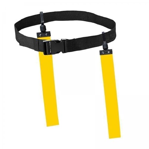 Dickly 5X Fußball Hüftgurt Band Verstellbar für Outdoor Zubehör Ausrüstung Gelb von Dickly