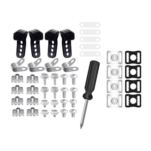 Dickly 61-teiliges Hockey-Helm-Reparatur-Set, Sicherungs-Hardware, Helm-Visier-Schrauben, Muttern, Wahsers-Reparatur-Set, Befestigungen für Fußball Dickly 61-teiliges Hockey-Helm-Reparatur-Set, Sicherungs-Hardware, Helm-Visier-Schrauben, Muttern, Wahsers-Reparatur-Set, Befestigungen für Fußball von Dickly