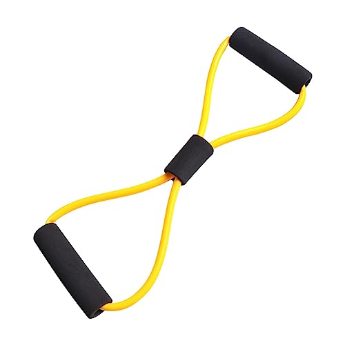 Dickly 8-förmiges Widerstandsband, Übungsschlauchband, elastisches Seil, für Muskelaufbau, Pilates, Gymnastik, Schulter, Rücken, Fuß, Bein, Yoga, GELB Dickly 8-förmiges Widerstandsband, Übungsschlauchband, elastisches Seil, für Muskelaufbau, Pilates, Gymnastik, Schulter, Rücken, Fuß, Bein, Yoga, GELB von Dickly