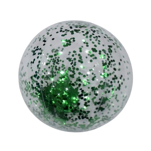 Dickly Aufblasbarer Wasserball, Pool-Spielzeugball, PVC-Wasserball, lustiges schwimmfähiges Poolparty-Geschenk für Geburtstagspartyzubehör, Kinder und, 40cm grün von Dickly