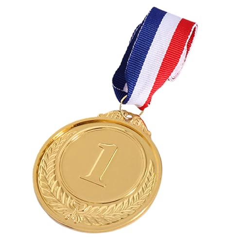Dickly Auszeichnungsmedaille mit Halsbändern, Siegermedaille aus Zinklegierung, Trophäenmedaille für Schulsport, Basketball, Kinder und Erwachsene, Gold von Dickly