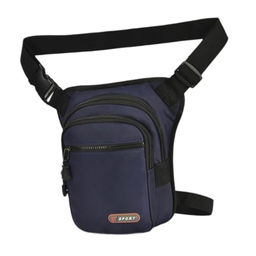Dickly Bag Hüfttasche, wasserdichte Multifunktions-Hüft-/Oberschenkeltasche, Bein-Hüfttasche für Reiten, Camping, Sport, Motorrad, Blau von Dickly