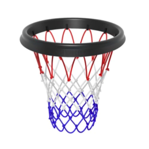 Dickly Basketballkorbnetz zum Aufhängen im Freien, Backboard-Komponenten, tragbares Upgrade, geflochtenes Seil, Basketballnetzrahmen, Tornetz von Dickly