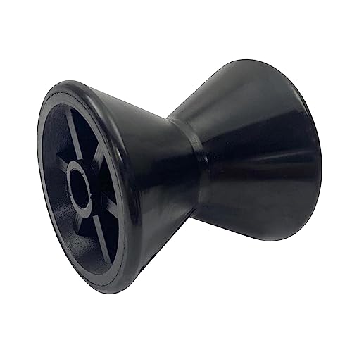 Dickly Bugrolle, Ego Trailer Parts 3,5" Langlebiges Schwarz Liefert Professionelle Hochleistungs-Ersatzteile Zubehör Bootsanhänger Bugrolle Dickly Bugrolle, Ego Trailer Parts 3,5" Langlebiges Schwarz Liefert Professionelle Hochleistungs-Ersatzteile Zubehör Bootsanhänger Bugrolle von Dickly