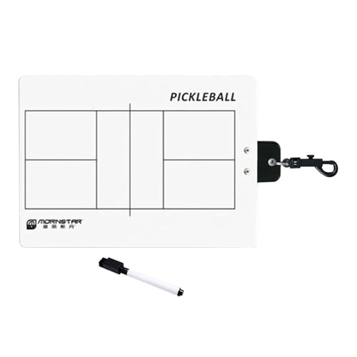 Dickly Coaching Boards wiederbeschreibbar für Ballsportarten Schiedsrichter Lehrassistent Reibungslose Spielplandemonstration, Pickleball von Dickly