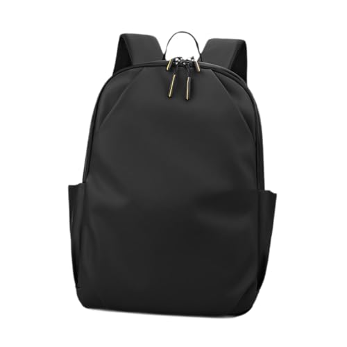 Dickly Computer-Rucksack, Reiserucksack, Leichter Business-Rucksack mit großer Kapazität zum Wandern, Einkaufen, Reisen, Angeln, Schwarz, Nylon von Dickly