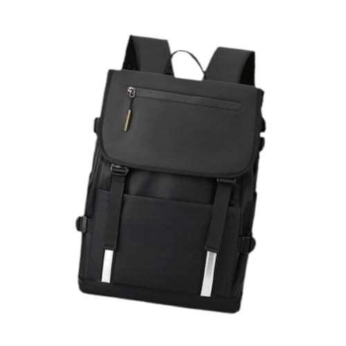 Dickly Computertasche, Reise-Laptop-Rucksack, wasserdicht, tragbares Geschenk für Männer und Frauen, leicht, Wander-Tagesrucksack, Büchertasche, Schwarz von Dickly