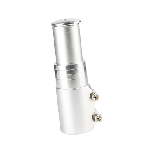 Dickly Fahrrad-Vorbau-Riser/Fahrrad-Lenker-Erhöhung, Kopf-Up-Adapter/Aluminiumlegierung/verstellbare Fahrrad-Gabel-Vorbau-Verlängerung für Fahrrad, Silber 12cm Dickly Fahrrad-Vorbau-Riser/Fahrrad-Lenker-Erhöhung, Kopf-Up-Adapter/Aluminiumlegierung/verstellbare Fahrrad-Gabel-Vorbau-Verlängerung für Fahrrad, Silber 12cm von Dickly