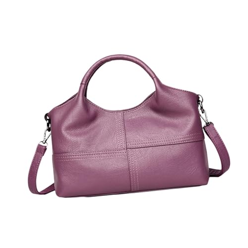 Dickly Frauen Top Griff Tasche Mode Casual Große Kapazität Tote Weiche Reise Geldbörse Hobo, Violett von Dickly