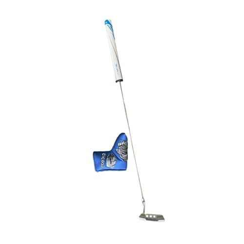 Dickly Golf-Putter, Golf-Putting-Club, leichtes Golf-Putting-Übungshilfsmittel mit Golf-Putter-Abdeckung für den Außenbereich, Garten, Innenbereich, Rasen, 86.36 cm X 14 cm X von Dickly