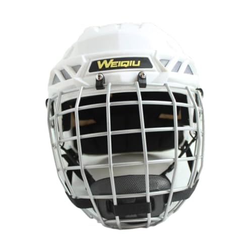 Dickly Hockeyhelm, Eishockey-Torwarthelm, Schaumstoffpolsterung, Verstellbarer Schlittschuhhelm, Hockeyzubehör für das Spieltraining, M von Dickly