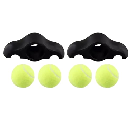 Dickly Indoor Snap Rocker Füße Adapter Stabilität Zubehör Übung Fitnessgeräte Heimtraining mit Tennisbällen, 2 Adapter von Dickly