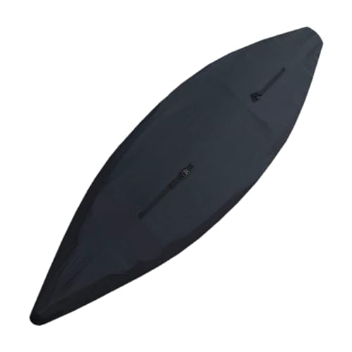 Dickly Kajak-Abdeckung Paddle Board-Abdeckung Innen-/Außenlagerung Staubschutz Schwarz Sonnenbeständige Hochleistungs-Kanu-Abdeckung Kajak-Zubehör, für 2.6m bis 3.3m von Dickly