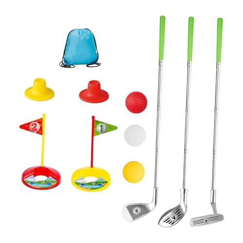 Dickly Kids Golf Club Set mit Tragetasche, mit Bällen, Sportspielzeug, Minigolf -Kit für Kinder, Innenarten, Garten, Geburtstag, Geburtstag, Silber Dickly Kids Golf Club Set mit Tragetasche, mit Bällen, Sportspielzeug, Minigolf -Kit für Kinder, Innenarten, Garten, Geburtstag, Geburtstag, Silber von Dickly