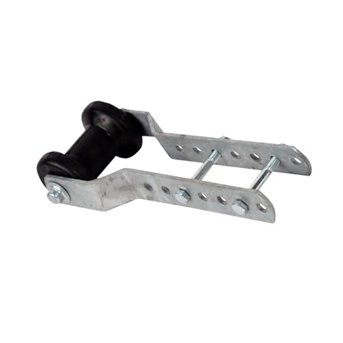 Dickly Kielrollenbaugruppe mit Rolle, 38,1 cm, einstellbare Position mit Mehreren Befestigungslöchern, Metall, Gummi, stabile Bootsstütze Zubehör, 4 Zoll Dickly Kielrollenbaugruppe mit Rolle, 38,1 cm, einstellbare Position mit Mehreren Befestigungslöchern, Metall, Gummi, stabile Bootsstütze Zubehör, 4 Zoll von Dickly