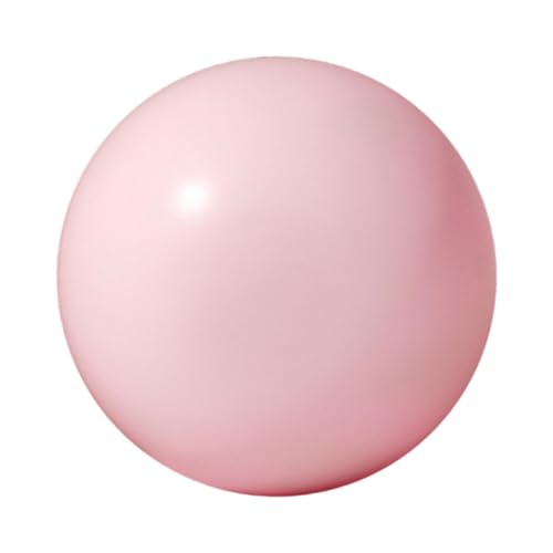 Dickly Kleiner Pilatesball, Kernball, verdickter PVC-Ball für rhythmische Gymnastik, Balanceball zur Verbesserung des Gleichgewichts zu Hause, Rosa von Dickly