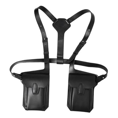 Dickly Leder Schulter Holster Tasche, Verstellbarer Schultergurt Tasche, Retro Unterarm Holster Pouch Tasche, Universelles vertikales Pistolenholster, Anti-Diebstahl-Holster für Outdoor-Reisen,#4 Dickly Leder Schulter Holster Tasche, Verstellbarer Schultergurt Tasche, Retro Unterarm Holster Pouch Tasche, Universelles vertikales Pistolenholster, Anti-Diebstahl-Holster für Outdoor-Reisen,#4 von Dickly