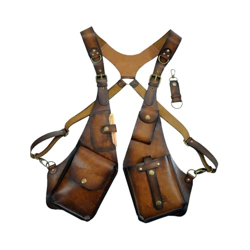 Dickly Leder Fanny Pack Gürteltasche für Frauen und Männer, Outdoor Holster Pouch Taschen Handytasche Unterarm wasserdicht Umhängetasche Crossbody Geldgürtel für Reisen Camping Wandern, Stil b Dickly Leder Fanny Pack Gürteltasche für Frauen und Männer, Outdoor Holster Pouch Taschen Handytasche Unterarm wasserdicht Umhängetasche Crossbody Geldgürtel für Reisen Camping Wandern, Stil b von Dickly