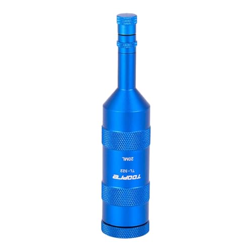 Dickly Ölbehälter für Rennräder, Öleinspritzdüse für Mountainbikes, Fahrradzubehör, Ausrüstung, Öltank für hydraulische Fahrradbremsen, Blau 20ml von Dickly