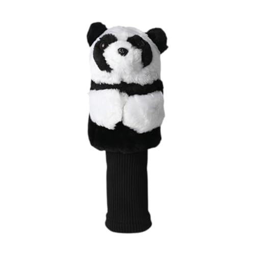 Dickly Panda-Golf-Schlägerhaube für Fairway-Holz-Schutz, süßes Golf-Zubehör, Geschenk, Golfschläger-Schlägerhaube für Übungsgolfplätze von Dickly