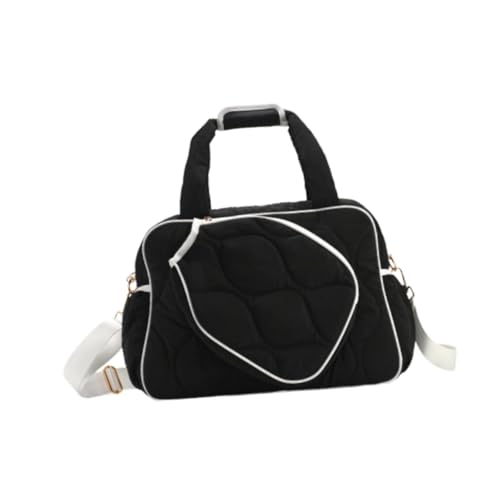 Dickly Pickleball-Tasche, Pickleball-Einkaufstasche, Mehrzweck-Schlägertasche, Pickleball-Paddel-Umhängetasche, Schwarz von Dickly