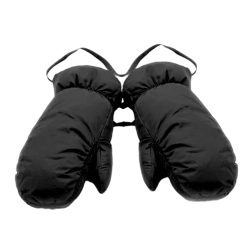 Dickly Radfahren Herren Daunenhandschuhe Damen Herbst Winter warme verdickte Daunen Skihandschuhe Fäustlinge Lanyard Handschuhe Winddicht, schwarz M Dickly Radfahren Herren Daunenhandschuhe Damen Herbst Winter warme verdickte Daunen Skihandschuhe Fäustlinge Lanyard Handschuhe Winddicht, schwarz M von Dickly