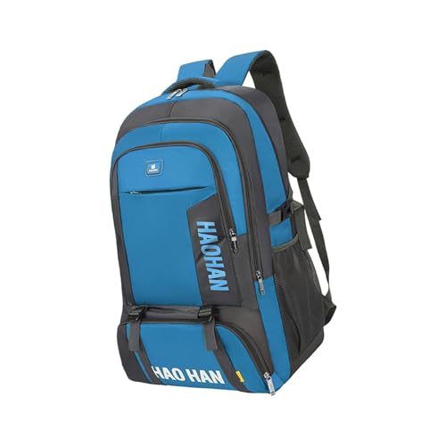 Dickly Rucksack für Herren, Reise-Tagesrucksack mit verstellbaren Schultergurten, Trendiger Rucksack zum Klettern, Geschenk für Outdoor-Aktivitäten, BLAU von Dickly